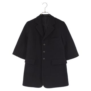 ヨウジヤマモト(Yohji Yamamoto)のYohji Yamamoto ヨウジヤマモト 95AW 鹿鳴館期 ウールメルトン ショートスリーブ 3B ジャケット レディース ブラック FE-J19-122(その他)