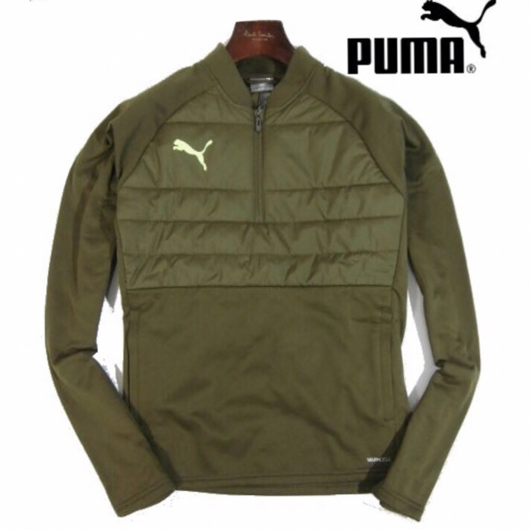 PUMA(プーマ)の【PUMA / プーマ】高機能防風保温素材 ハーフジップブルゾン ジャケット・L メンズのジャケット/アウター(ブルゾン)の商品写真