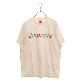 7599 【人気デザイン】シュプリーム☆ワンポイントロゴ定番カラーtシャツ　美品