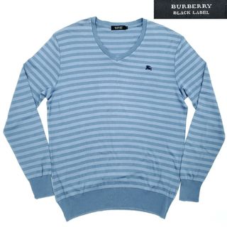 バーバリーブラックレーベル(BURBERRY BLACK LABEL)の廃番★BURBERRY BLACK LABEL★L位3Tシャツ水色SZJ137(Tシャツ/カットソー(七分/長袖))