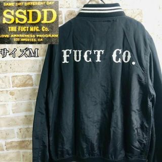 FUCT SSDD ファクト ブラック 黒 両面刺繍 ブルゾン ワークジャケット