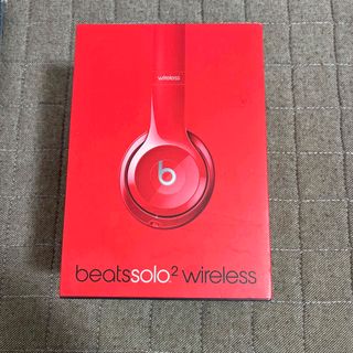 ビーツ(Beats)のbeats solo2 wirelessレッドカラー(ヘッドフォン/イヤフォン)