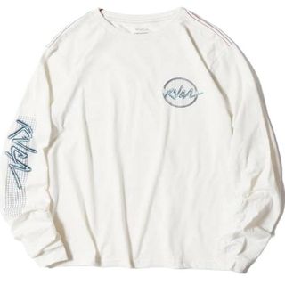 ルーカ(RVCA)の【M】RVCA ルーカ ステッチロゴグラフィックロンT TUBED LS(Tシャツ/カットソー(七分/長袖))