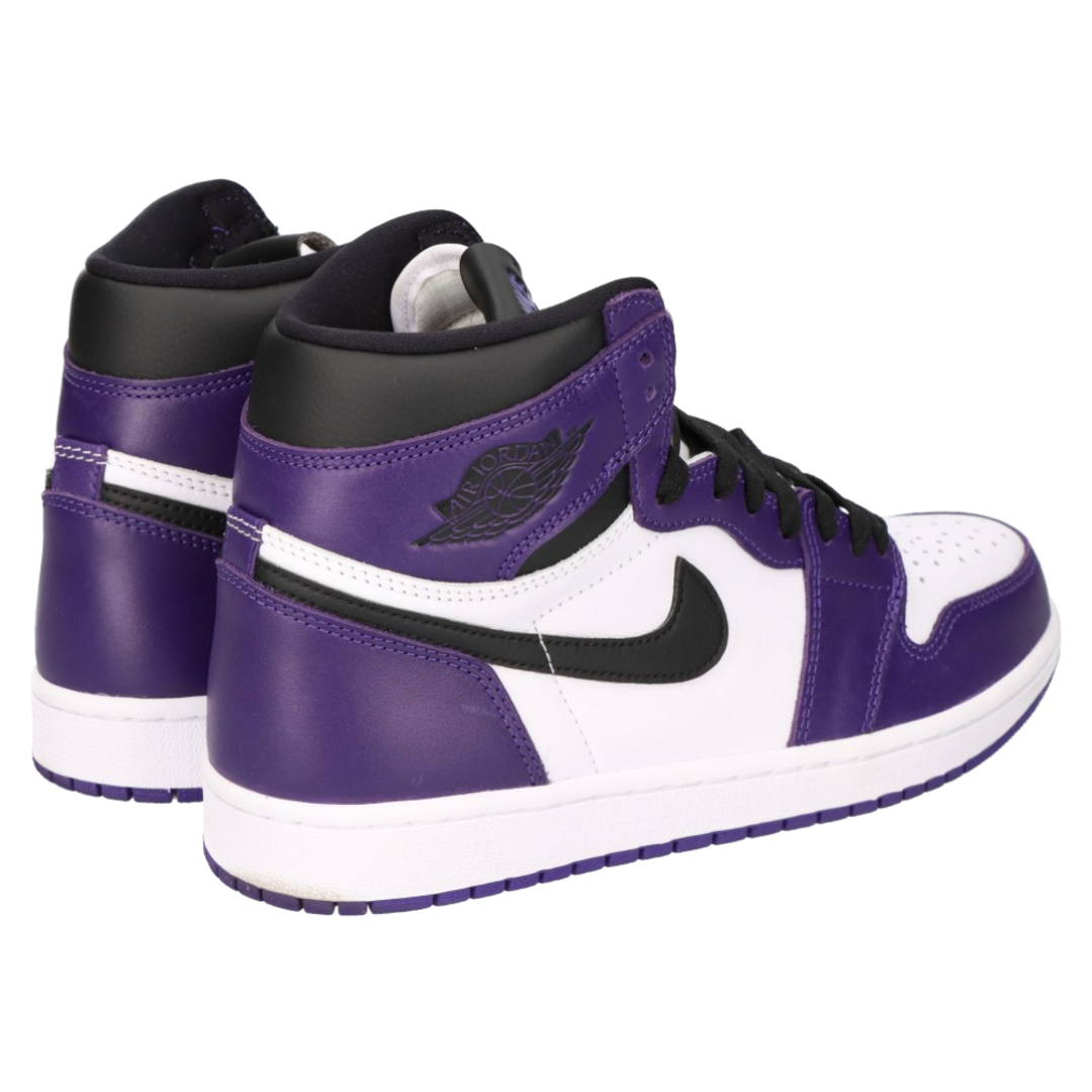 NIKE ナイキ AIR JORDAN 1 RETRO HIGH OG COURT PURPLE 555088-500 エアジョーダン1 レトロ ハイ コート パープル ハイカットスニーカー US9/27cm ホワイト/パープル