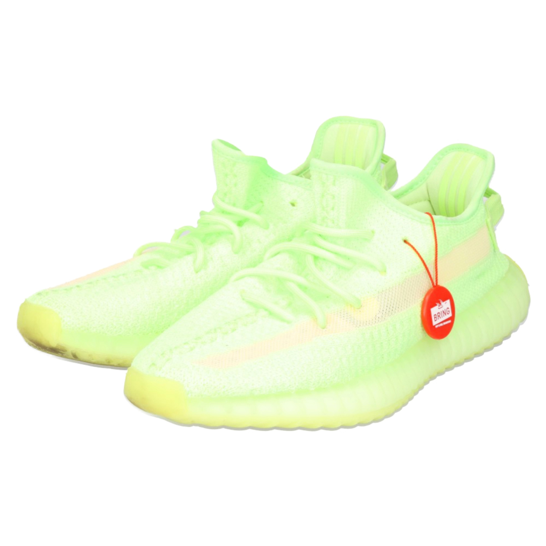 adidas アディダス YEEZY BOOST 350 V2 GLOW IN THE DARK イージー ブースト イン ザ ダーク ローカットスニーカー グロー インザ ダーク イエロー US7.5/25.5cm EG5293