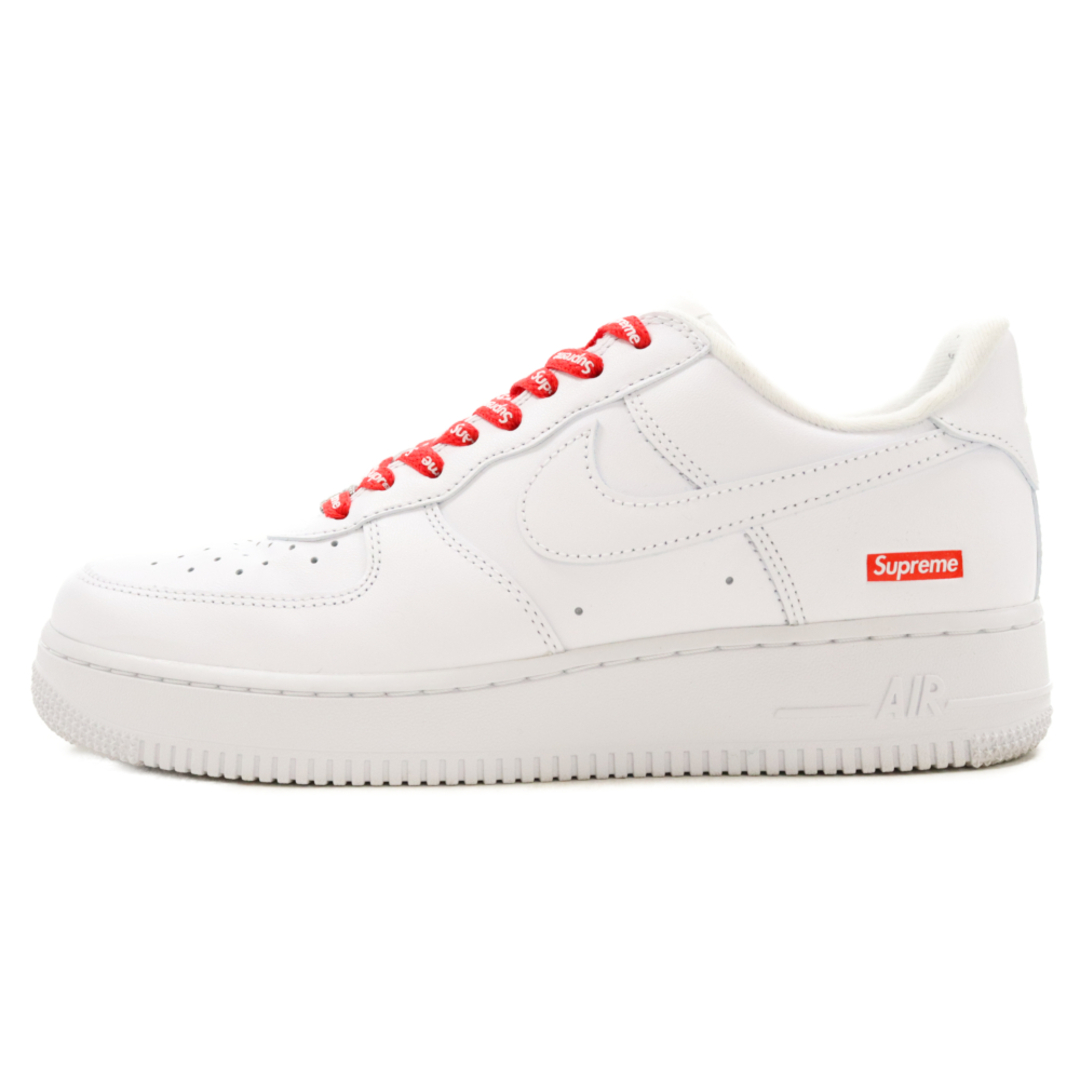 NIKE ナイキ ×SUPREME AIR FORCE 1 LOW CU9225-100 シュプリーム エアフォース1 ローカットスニーカーシューズ ホワイト US8/26cm