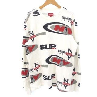 シュプリーム(Supreme)のシュプリーム ワッフルサーマル Tシャツ カットソー 長袖 ホワイト S(Tシャツ/カットソー(七分/長袖))