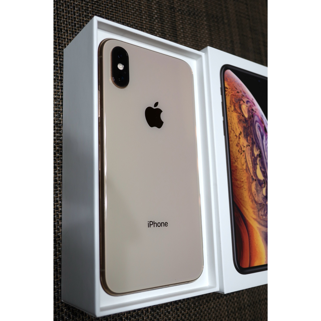 Apple iPhone XS 64GB ゴールド SIMフリー 箱・付属品付iphone