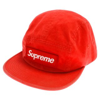 美品！Supreme Leather Camp Cap Red キャップ