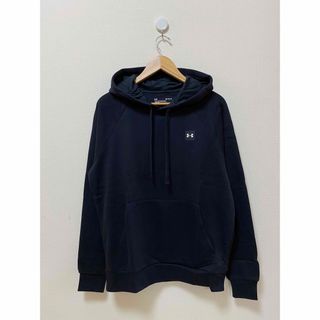 アンダーアーマー(UNDER ARMOUR)の新品　アンダーアーマー　ライバルフリース　パーカー  ブラック　Mサイズ(パーカー)