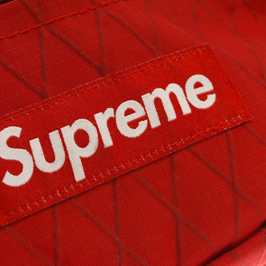 Supreme(シュプリーム)のSUPREME シュプリーム 18AW Waist Bag ボックスロゴパッチナイロンウェストバッグ レッド メンズのバッグ(ウエストポーチ)の商品写真