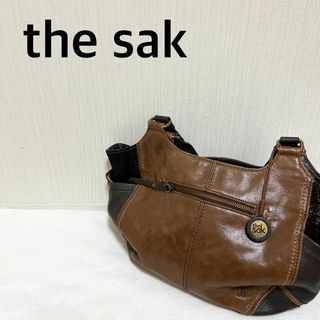 美品✨the sakザ サクセミショルダーバッグトートバッグブラウン茶