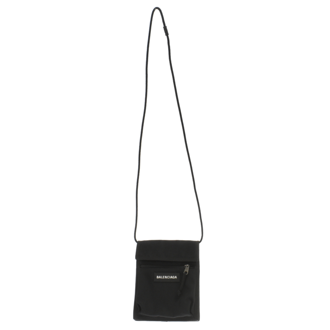 Balenciaga(バレンシアガ)のBALENCIAGA バレンシアガ EXPLORER POUCH 532298 エクスプローラー ナイロンショルダーバッグ ポーチ ブラック メンズのバッグ(ショルダーバッグ)の商品写真