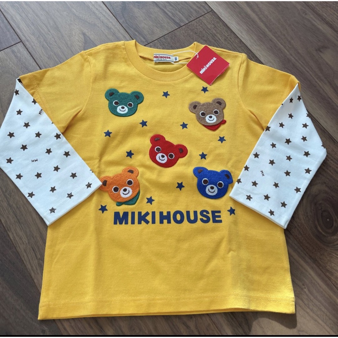 新品ミキハウス プッチー長袖Tシャツ 100cm | フリマアプリ ラクマ