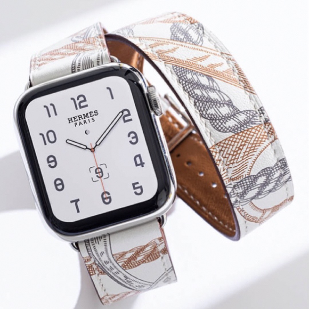 Hermes(エルメス)のApple Watch エルメス ドゥブルトゥール　ストラップHERMES メンズの時計(レザーベルト)の商品写真