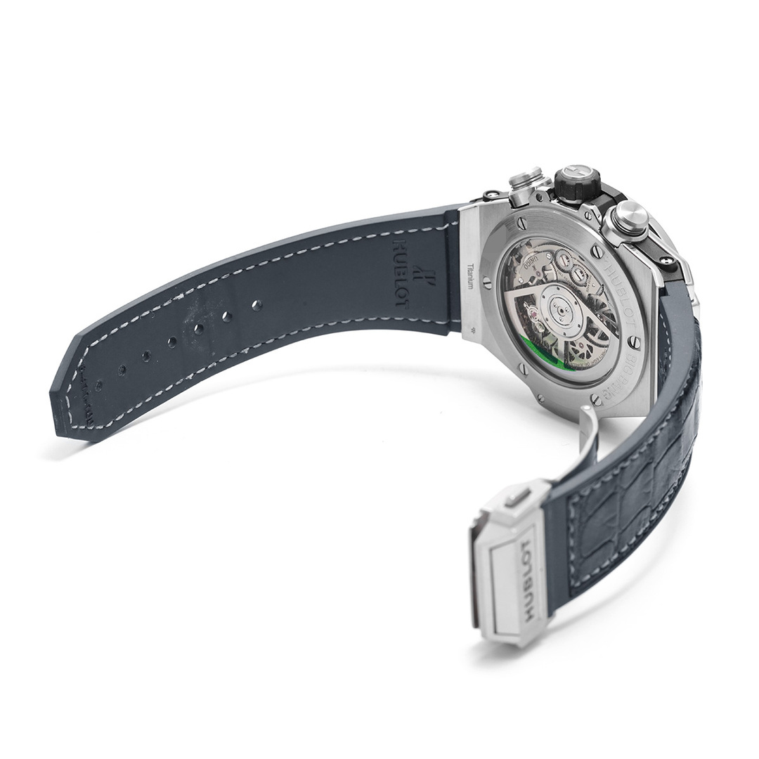 HUBLOT(ウブロ)の中古 ウブロ HUBLOT 411.NX.1170.RX.0904 マットブラックスケルトン /ダイヤモンド メンズ 腕時計 メンズの時計(腕時計(アナログ))の商品写真