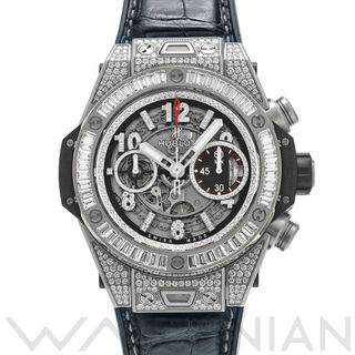 HUBLOT ウブロ ビッグバン アールグレイ クロノグラフ 301.ST.5020.GR.1104 44mm デイト 純正ダイヤモンド ダイヤベゼル グレー TI チタン SS ステンレス 純正ベルト 純正尾錠 メンズ 自動巻き ビックバン【6ヶ月保証】【腕時計】