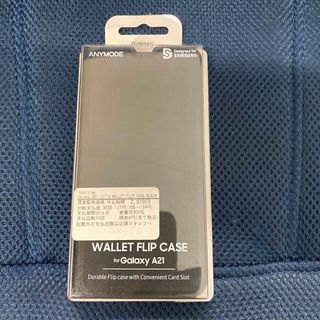 エーユー(au)のGalaxy A21 シンプル　WALLET FLIP CASE(Androidケース)