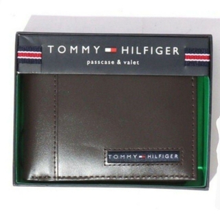 TOMMY HILFIGER - トミーヒルフィガー 2つ折り財布 レザーコンパクト