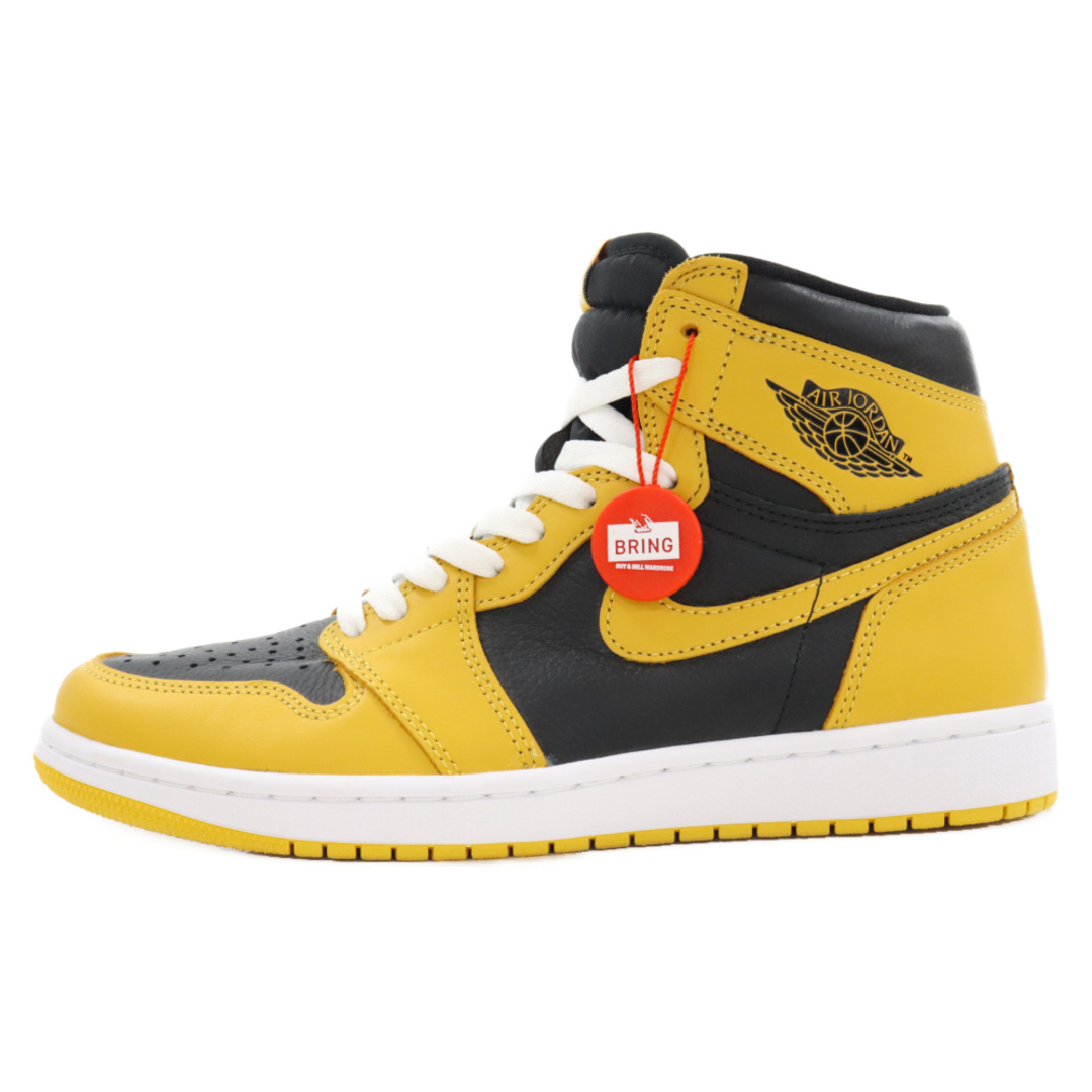 NIKE ナイキ AIR JORDAN 1 RETRO HIGH OG POLLEN エアジョーダン パラン ハイカットスニーカー ブラック/イエロー US8.5 555088-701