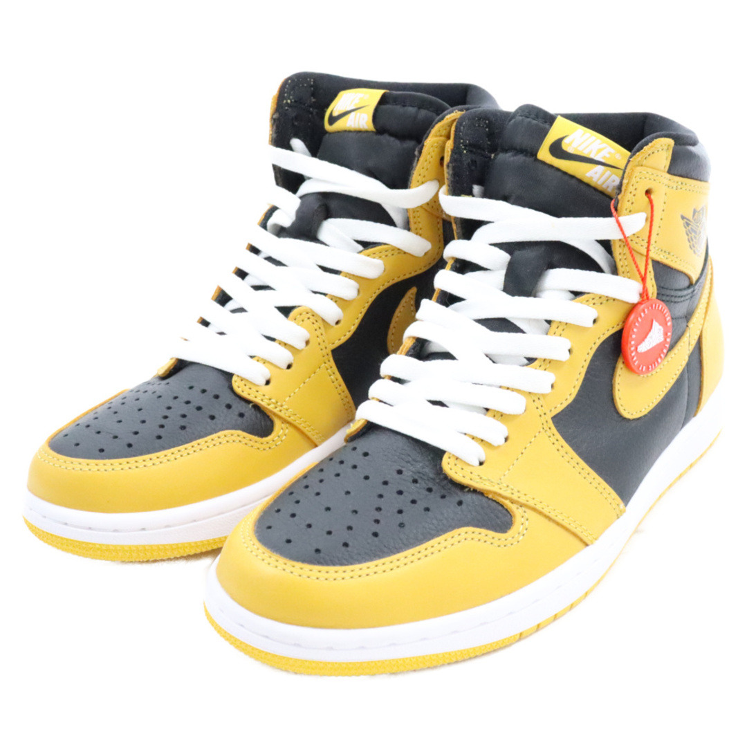 NIKE ナイキ AIR JORDAN 1 RETRO HIGH OG POLLEN エアジョーダン パラン ハイカットスニーカー ブラック/イエロー US8.5 555088-701