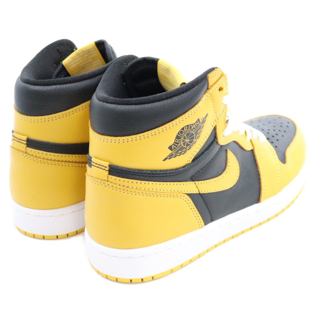 NIKE ナイキ AIR JORDAN 1 RETRO HIGH OG POLLEN エアジョーダン パラン ハイカットスニーカー ブラック/イエロー US8.5 555088-701