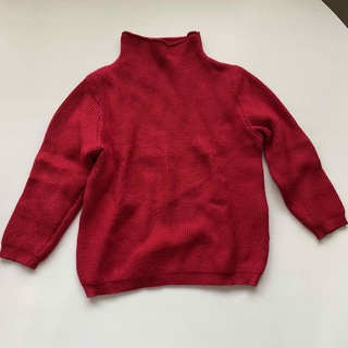 コドモビームス(こどもビームス)の韓国子供服 赤ニット(ニット/セーター)