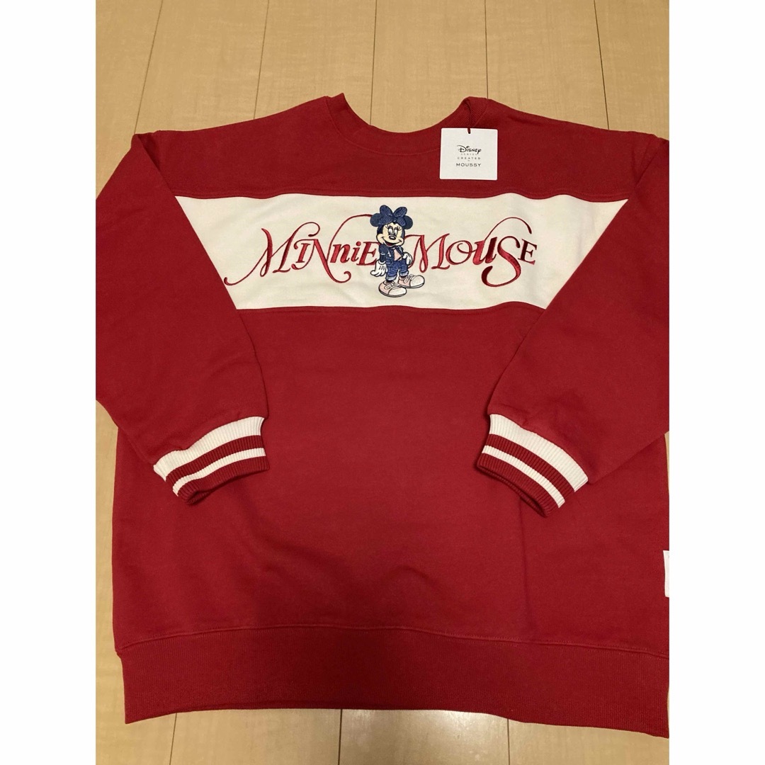 moussy(マウジー)のmoussyマウジー　ミニーマウストレーナー レディースのトップス(トレーナー/スウェット)の商品写真