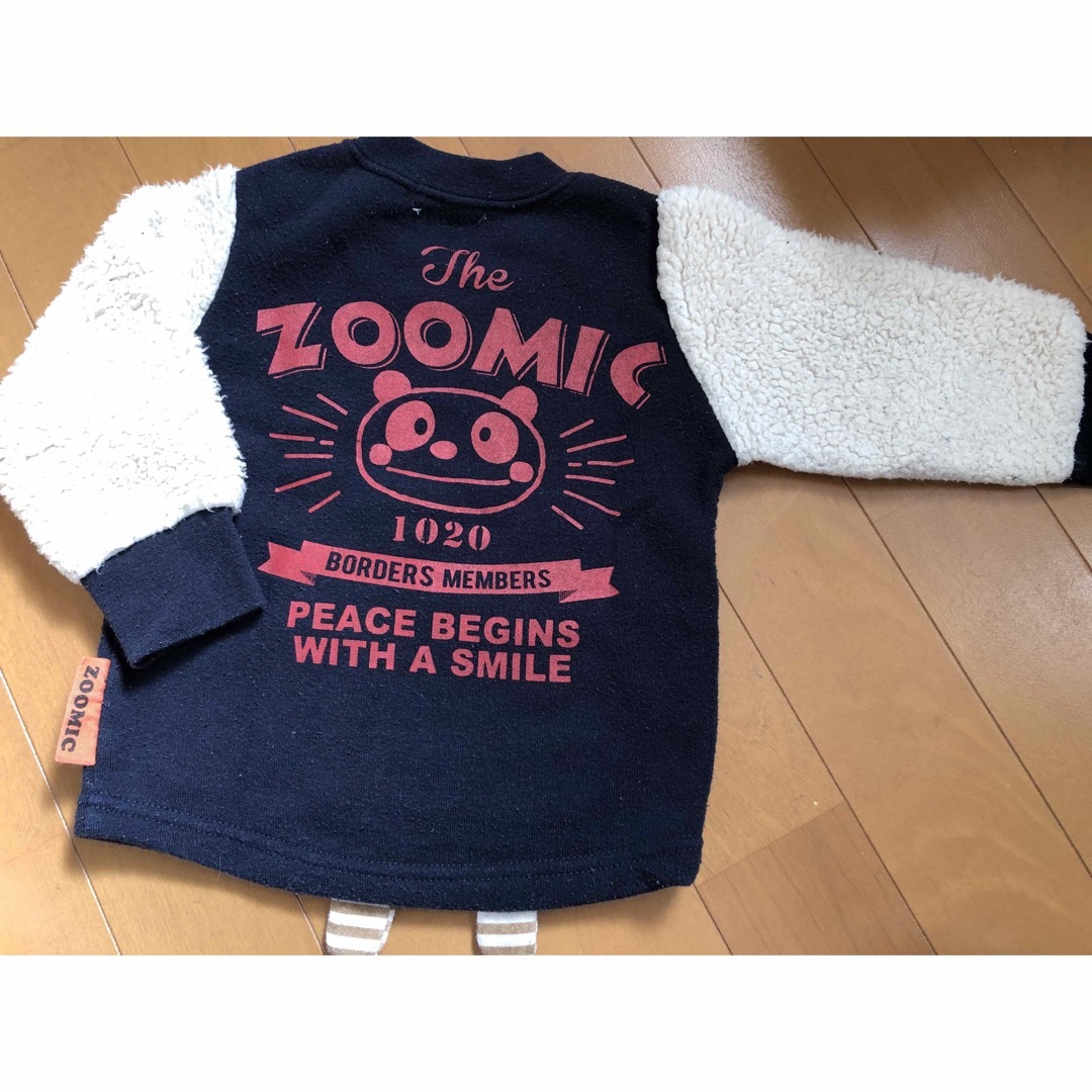 ZOOMIC 子供服 裏起毛トレーナー くま〈80〉 キッズ/ベビー/マタニティのベビー服(~85cm)(トレーナー)の商品写真