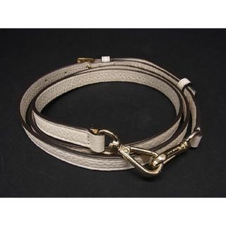 マイケルコース(Michael Kors)の■美品■ MICHAEL KORS マイケルコース レザー バッグ用 ショルダーストラップ 斜め掛け 肩掛け レディース アイボリー系 CB0730 (その他)