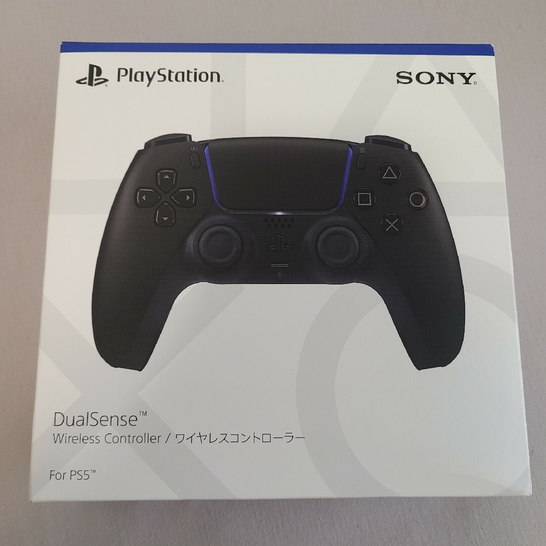 ゲームPS5 DualSense ワイヤレスコントローラー ミッドナイトブラック