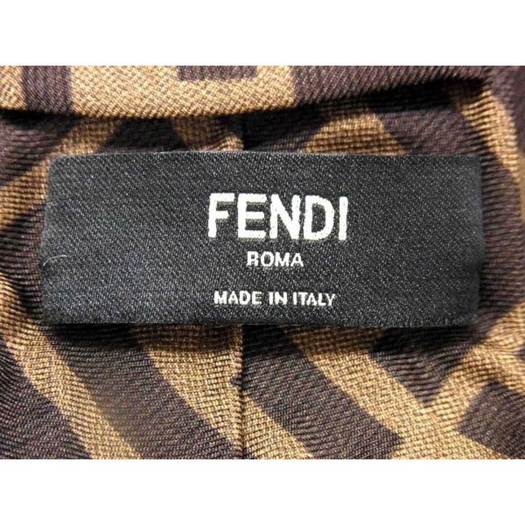 □極美品□ FENDI フェンディ ズッカ柄 シルク100% ネクタイ □極美品□ FENDI フェンディ ズッカ柄 シルク100% ネクタイ