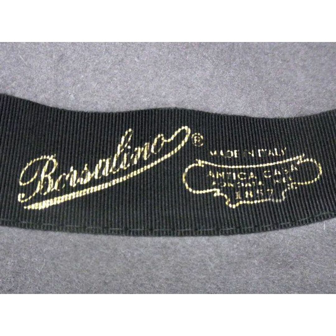 Borsalino(ボルサリーノ)の■新品同様■ BORSALINO ボルサリーノ ラビットファー  ハット 帽子 表記サイズ 58 メンズ レディース グレー系 AR5773  メンズの帽子(その他)の商品写真