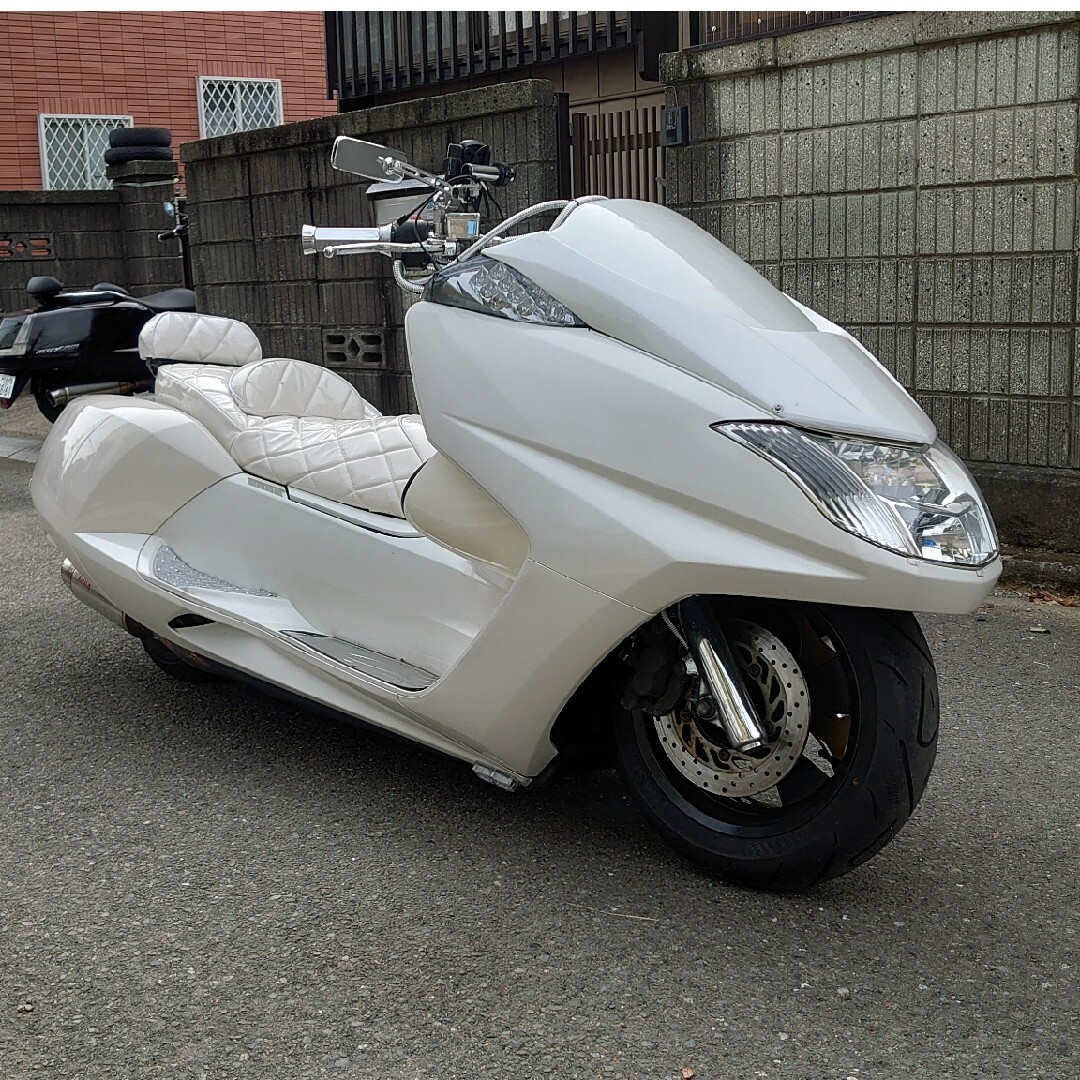 ヤマハ　マグザム　SG21J エアサス、オーディオ、サイレン 自動車/バイクのバイク(車体)の商品写真