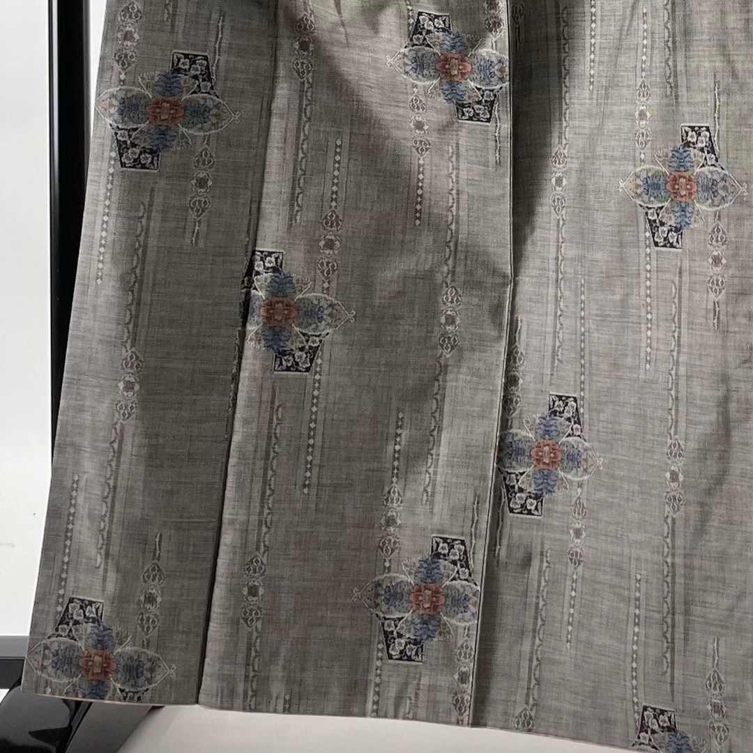 紬 身丈162cm 裄丈64cm 正絹 美品 秀品 【中古】
