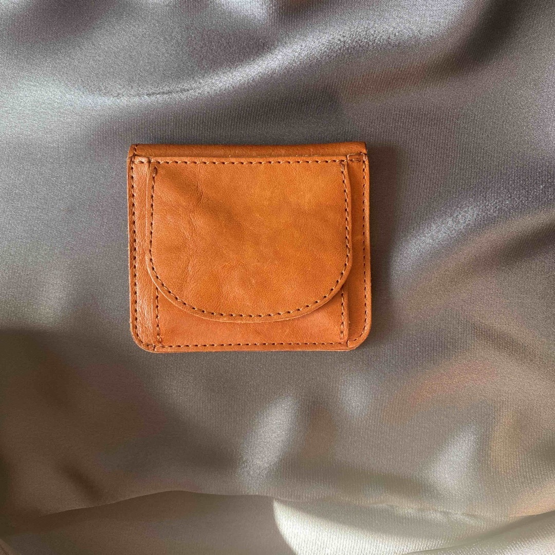 【Lien/リアン】LIT9704 コルドレザー2つ折れウォレット　日本製 メンズのファッション小物(折り財布)の商品写真