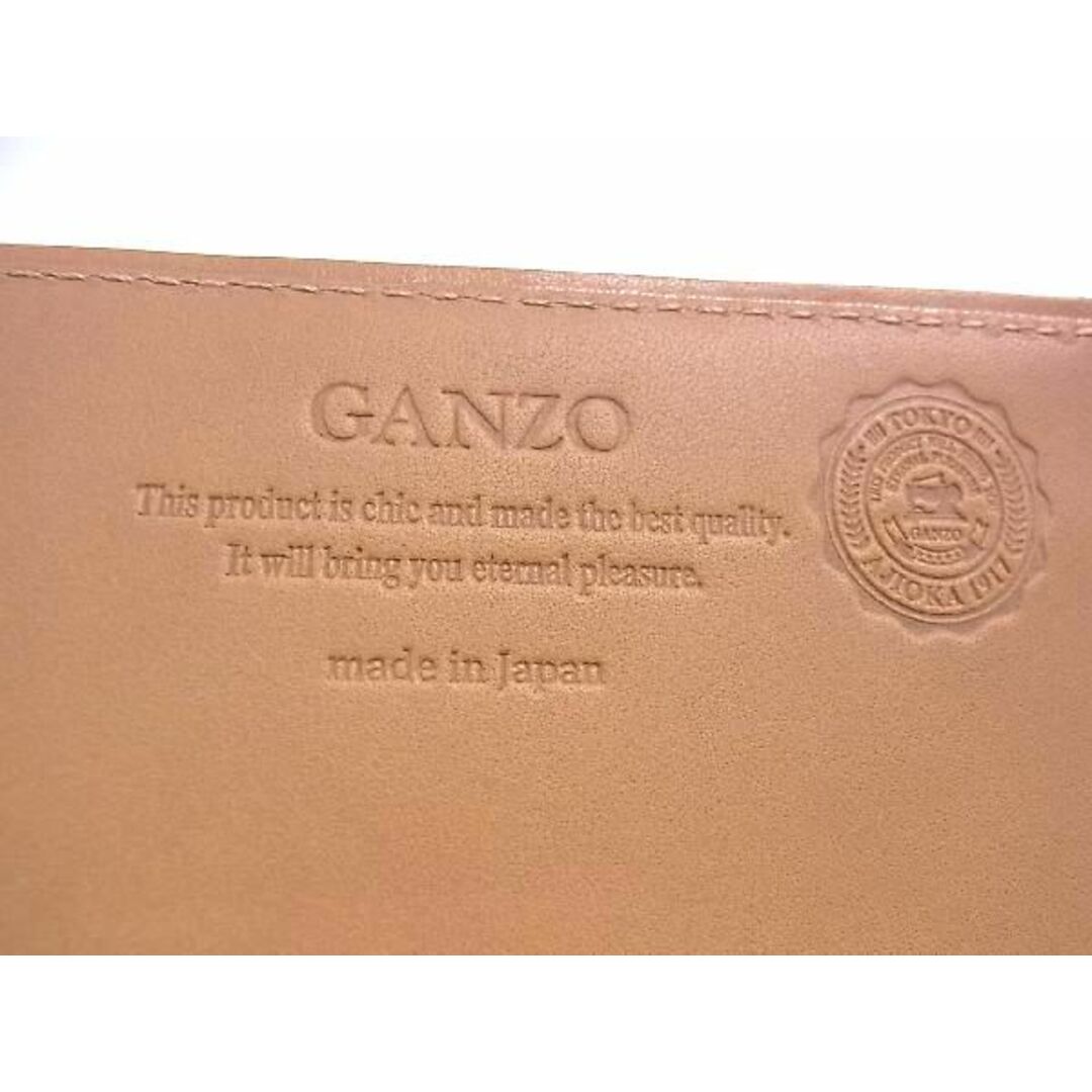 GANZO(ガンゾ)の■新品同様■ GANZO ガンゾ レザー 二つ折り 長財布 ウォレット 小銭入れ 札入れ メンズ ブラウン系 AP9759  メンズのファッション小物(折り財布)の商品写真