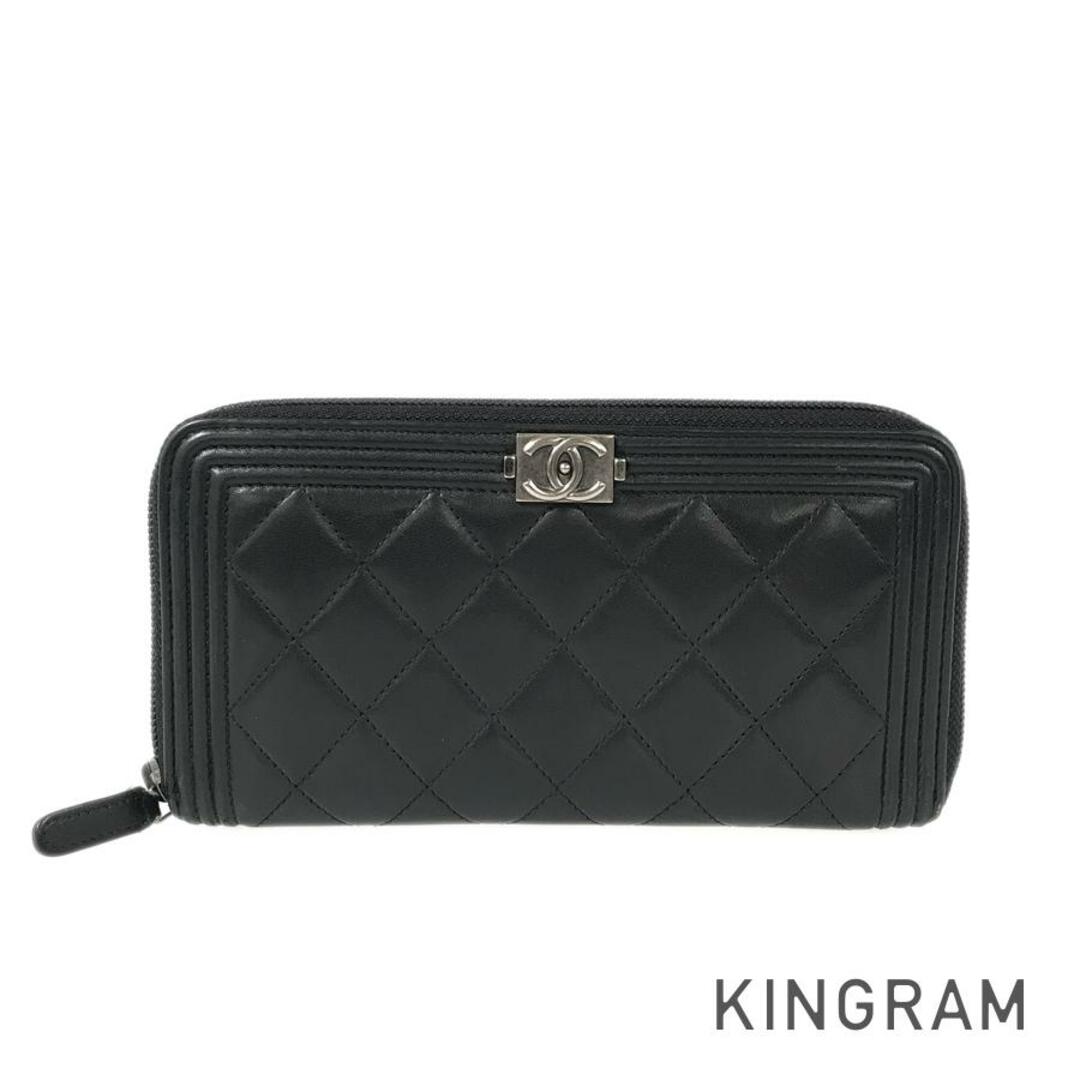 CHANEL - シャネル ボーイシャネル 長財布 ラウンドファスナーの通販