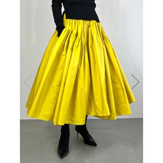 タグ付新品 SHE TOKYO Eleanor yellow 34(34-36)(ロングスカート)