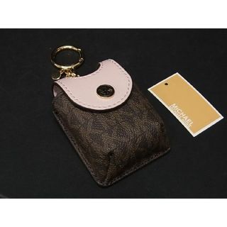 マイケルコース(Michael Kors)の■新品■未使用■ MICHAEL KORS マイケルコース MK柄 レザー×PVC AirPodsケース エアーポッズケース イヤホンケース ピンク系 BG3997 (その他)