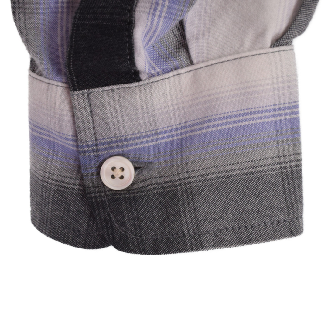 WACKO MARIA - WACKO MARIA ワコマリア OMBRE CHECK OPEN COLLAR SHIRT