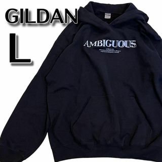 ギルタン(GILDAN)の【436】　GILDAN ギルダン　オーバーサイズパーカー　フード付き　ブラック(パーカー)