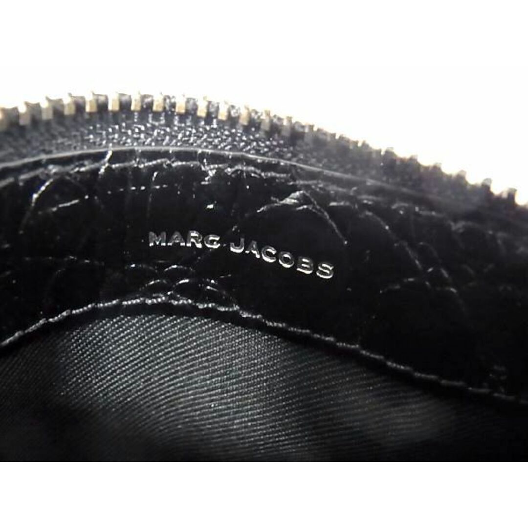 MARC JACOBS(マークジェイコブス)の■新品同様■ MARC JACOBS マークジェイコブス クロコダイル型押しレザー 小銭入れ カード入れ レディース ブラック系 BG4008  レディースのアクセサリー(その他)の商品写真