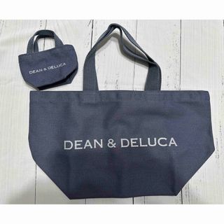 ディーンアンドデルーカ(DEAN & DELUCA)のDEAN & DELUCA　チャリティートートバッグ　ブルーグレー S&ミニ(トートバッグ)