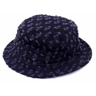 シュプリーム(Supreme)の■新品同様■ Supreme シュプリーム コットン100％ バケットハット 帽子 メンズ レディース ブラック系×グレー系 AQ7461(キャップ)