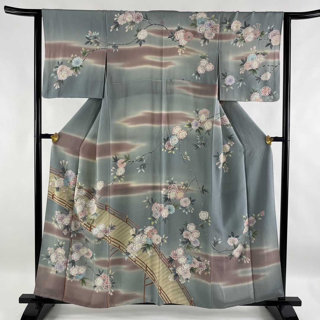 訪問着 身丈158cm 裄丈63.5cm S 正絹 美品 逸品