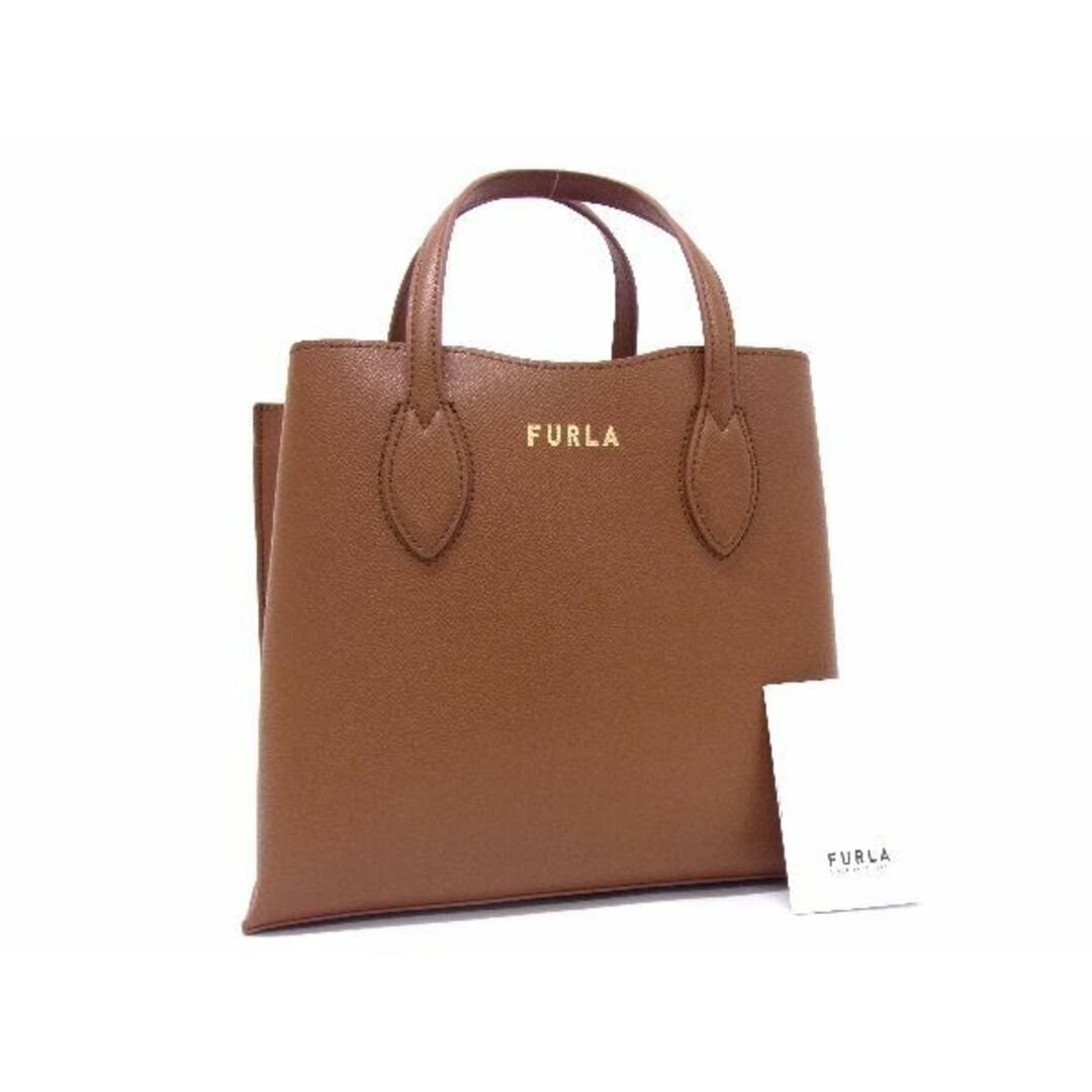 Furla(フルラ)の■新品■未使用■ FURLA フルラ エラ レザー ハンドバッグ トートバッグ レディース ブラウン系 AT0545  レディースのバッグ(ハンドバッグ)の商品写真