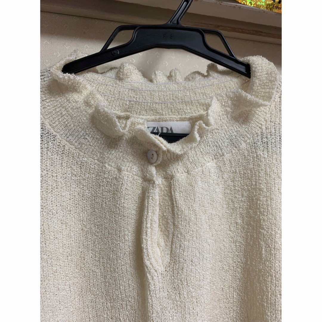 ZARA KIDS(ザラキッズ)のZARA ザラキッズ　フリルハイネック レディースのトップス(カットソー(半袖/袖なし))の商品写真