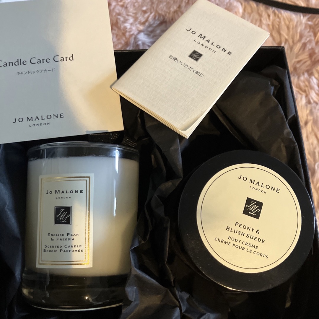 Jo Malone(ジョーマローン)の11000円相当！ミニキャンドルと50mlクリームギフト コスメ/美容のリラクゼーション(キャンドル)の商品写真