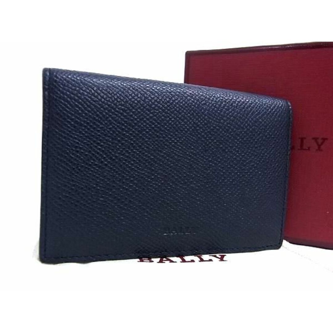 Bally(バリー)の■新品■未使用■ BALLY バリー レザー カードケース 定期入れ 名刺入れ メンズ レディース ネイビー系 BG4000  メンズのファッション小物(名刺入れ/定期入れ)の商品写真